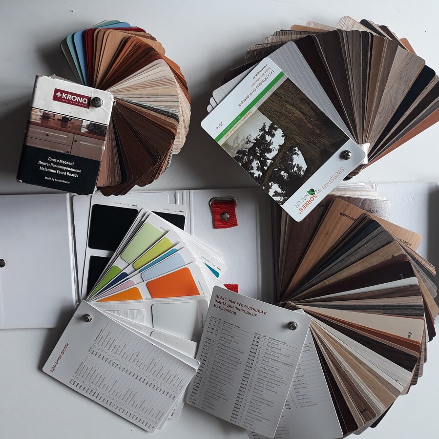 Образцы цветов дсп для производства мебели, каталог подбора цвета 